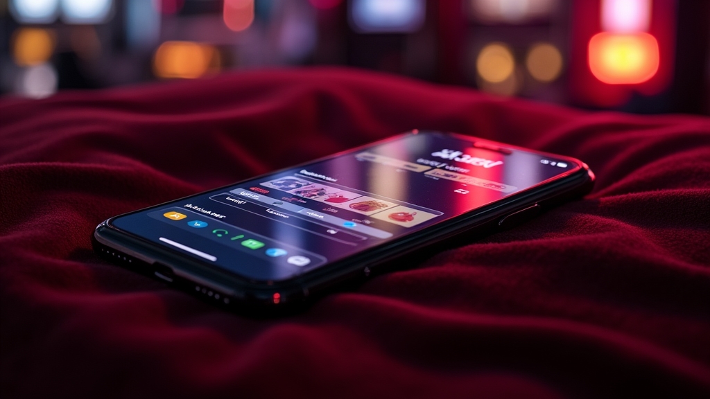 iPhone showing casino site in Safari with a home-screen shortcut